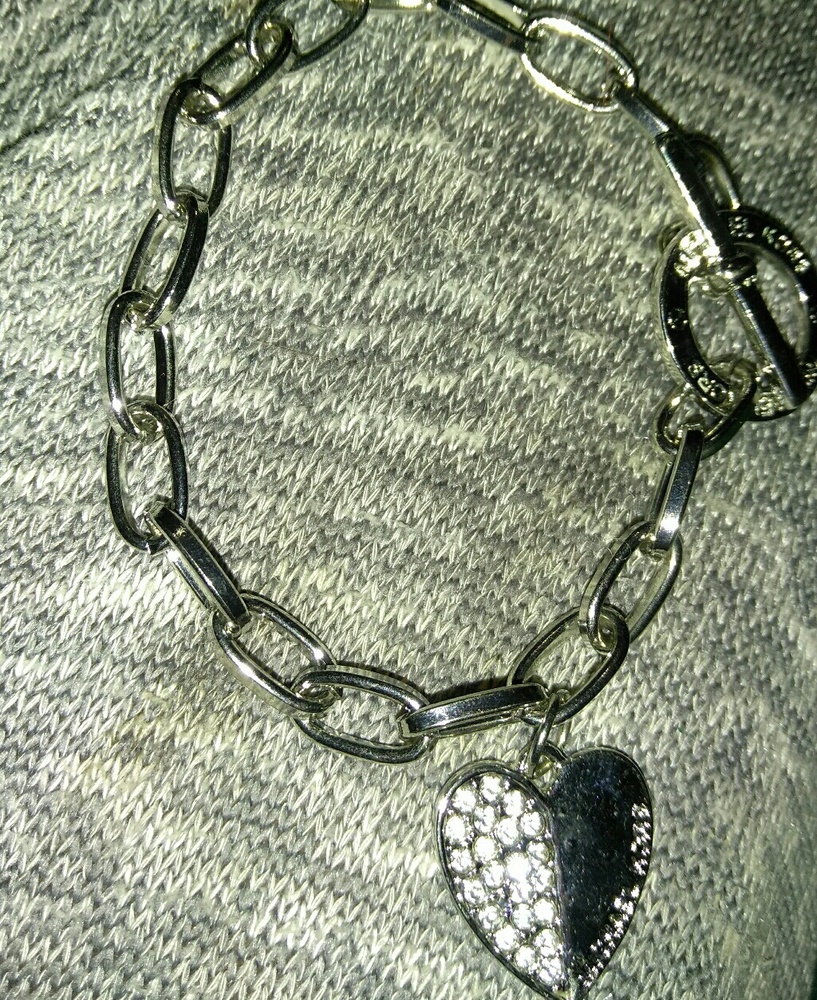 Micheal kors diamond charm bracelet